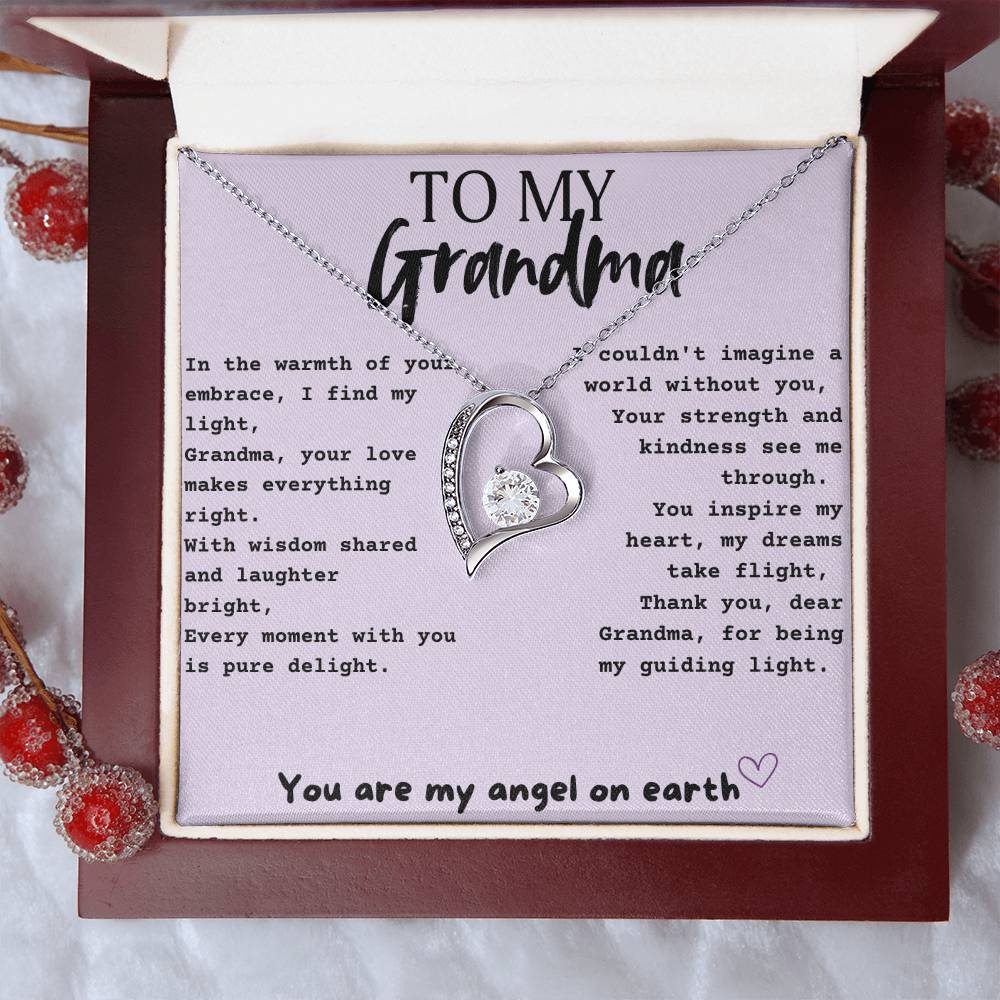 Forever Love Necklace For Grandma