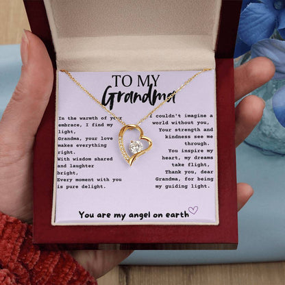 Forever Love Necklace For Grandma