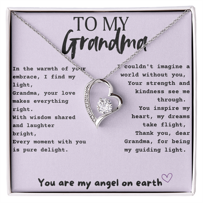 Forever Love Necklace For Grandma