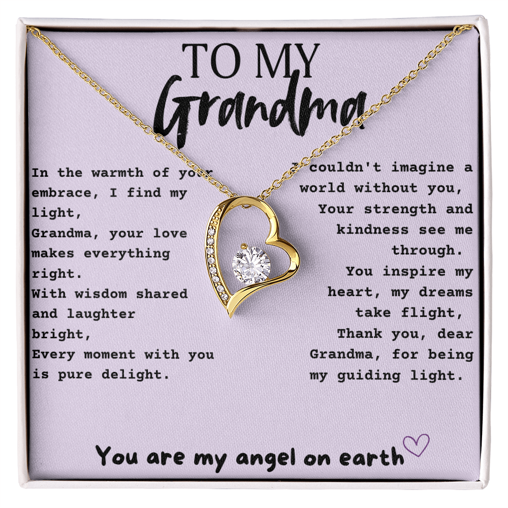 Forever Love Necklace For Grandma