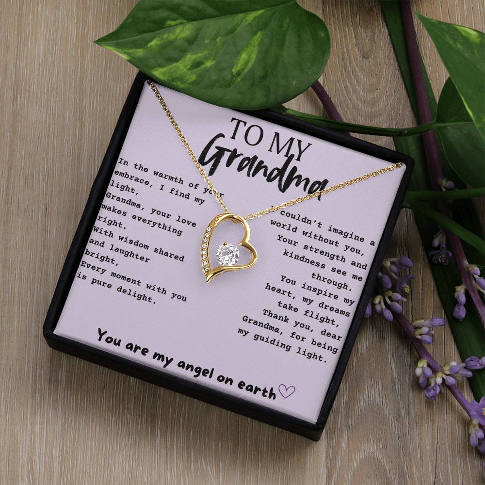 Forever Love Necklace For Grandma