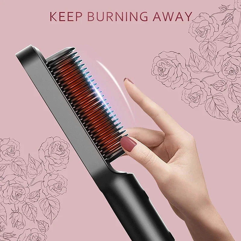 Ion Hair Straightener Brush