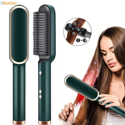 Ion Hair Straightener Brush