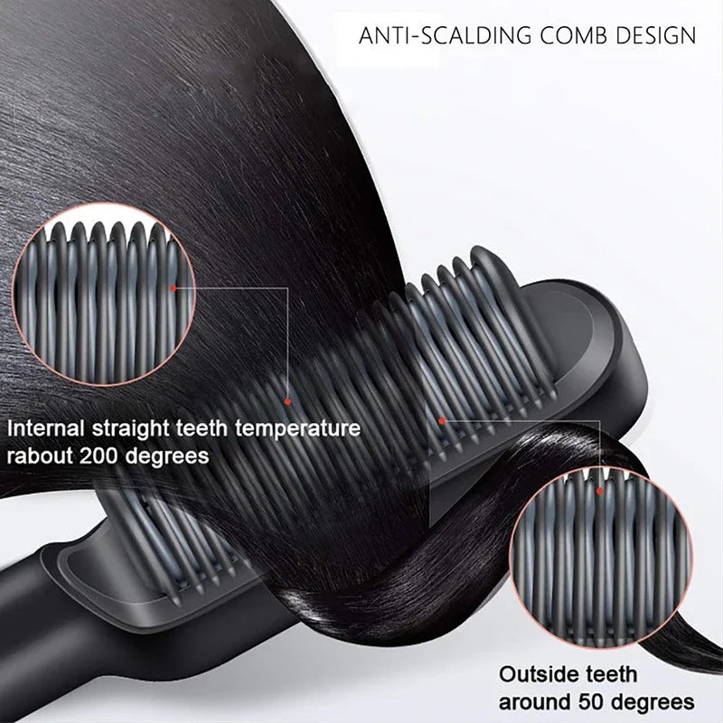 Ion Hair Straightener Brush