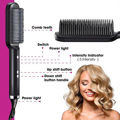 Ion Hair Straightener Brush