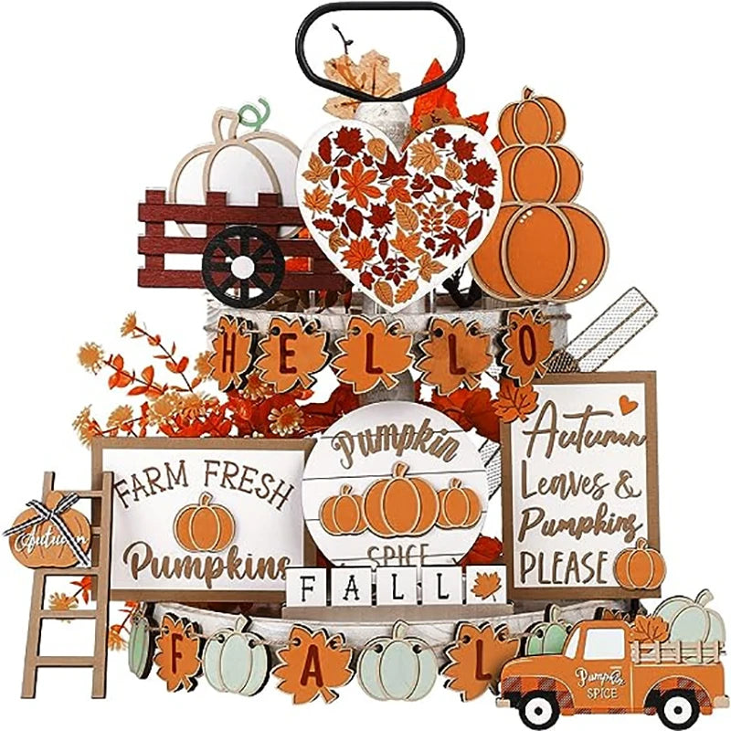 Rustic Harvest Decor Set