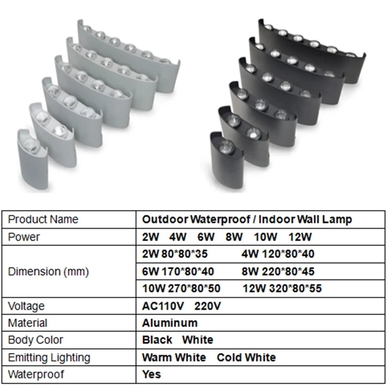 AluminaGlow: Elegant Outdoor Illumination